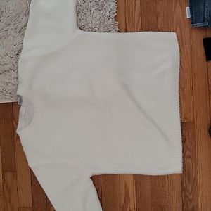 Super Soft Cream Crew Neck Sweater